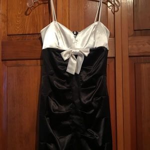 Spaghetti strapped cocktail dress